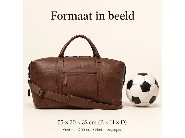 Weekendtas dr amsterdam, brown - afbeelding 6 van  6