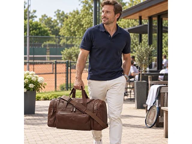 Weekendtas dr amsterdam, brown - afbeelding 5 van  6