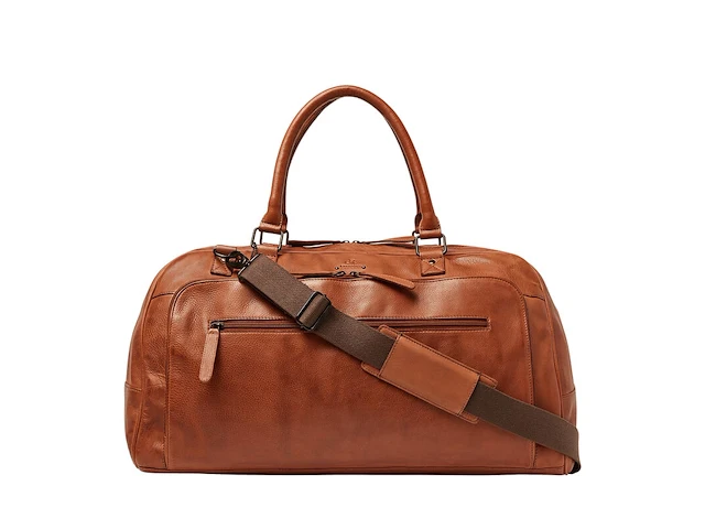 Weekendtas dr amsterdam, camel - afbeelding 1 van  6