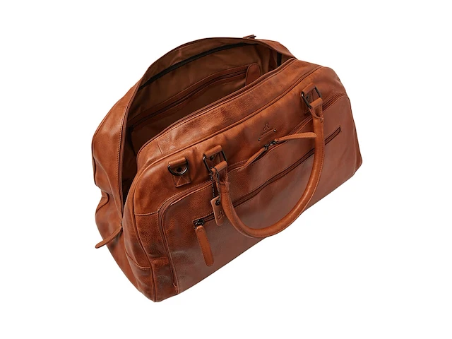 Weekendtas dr amsterdam, camel - afbeelding 3 van  6