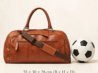 Weekendtas dr amsterdam, camel - afbeelding 6 van  6