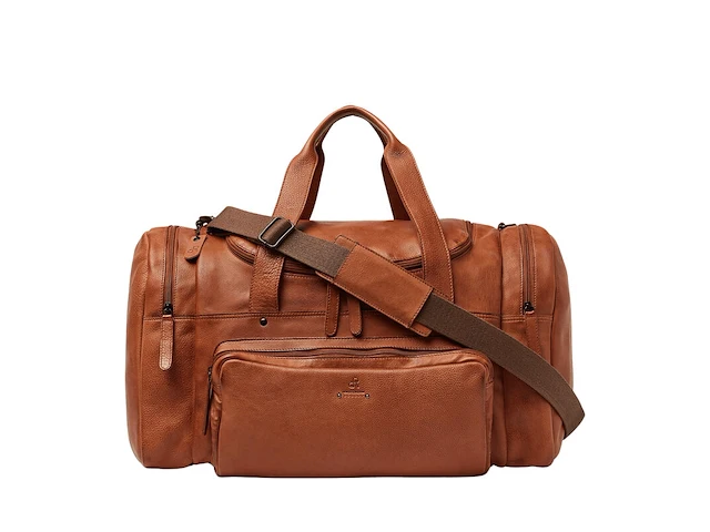 Weekendtas dr amsterdam, camel - afbeelding 1 van  6