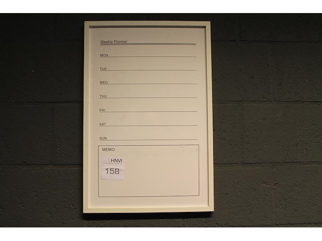 Weekplanner. afmeting 40 x 60 cm. - afbeelding 1 van  1