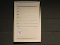 Weekplanner. afmeting 40 x 60 cm. - afbeelding 1 van  1