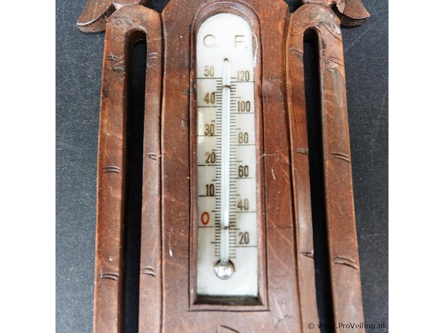 Weerstation in hout gevat - afbeelding 4 van  5