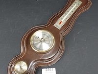 Weerstation in lederen montuur - afbeelding 1 van  5