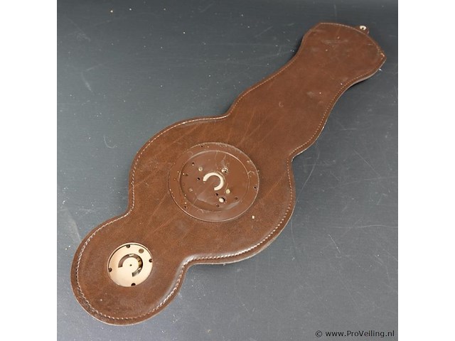 Weerstation in lederen montuur - afbeelding 5 van  5