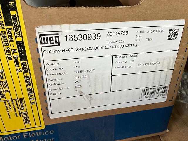 Weg elektromotor - afbeelding 4 van  4