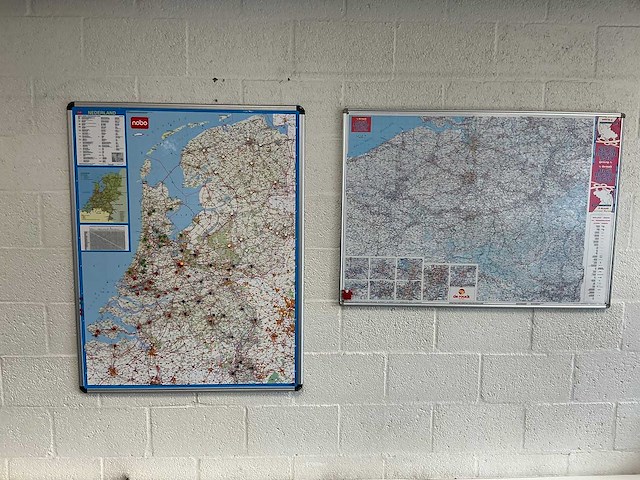 Wegenkaart nederland en belgië - afbeelding 1 van  3