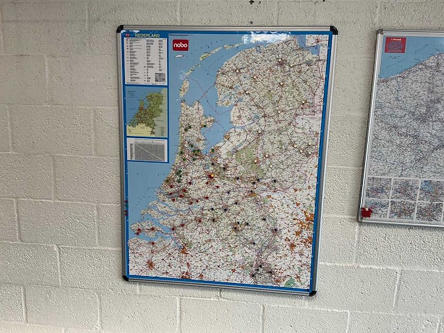 Wegenkaart nederland en belgië - afbeelding 2 van  3