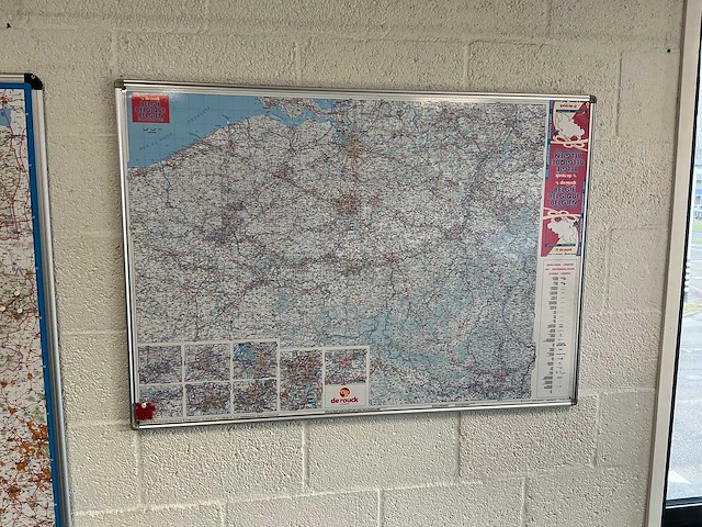 Wegenkaart nederland en belgië - afbeelding 3 van  3