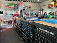 Wegens herorganisatie, gereedschapskarren, vorkheftrucks en gereedschappen