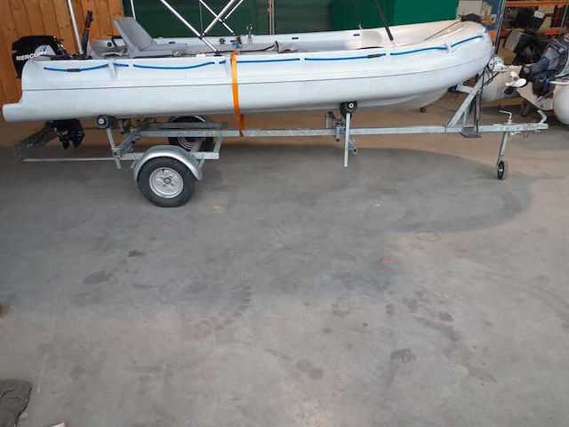 Wegtrailer met rollen - afbeelding 1 van  8