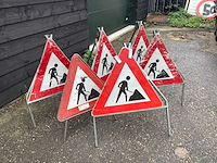 Wegwerkzaamheden borden overige aannemersmateriaal (6x) - afbeelding 2 van  3