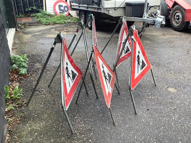 Wegwerkzaamheden borden overige aannemersmateriaal (6x) - afbeelding 3 van  3
