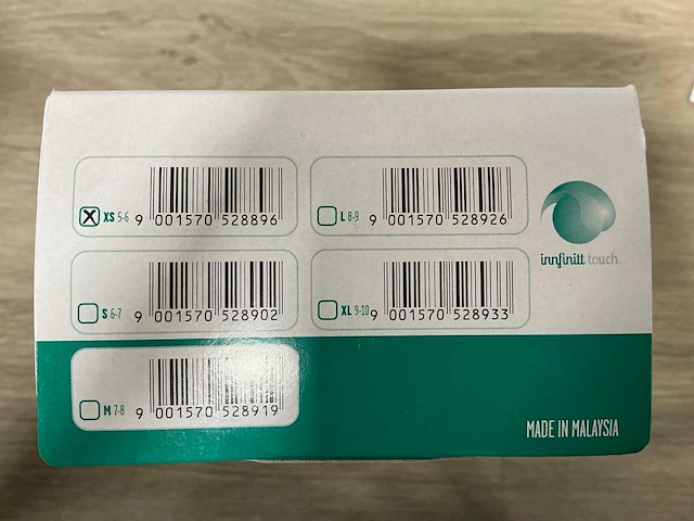 Wegwerp handschoenen xs (700x) - afbeelding 3 van  4