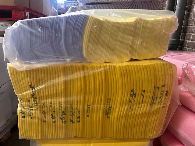 Wegwerp poetsdoeken/sopdoeken (600x) - afbeelding 1 van  3