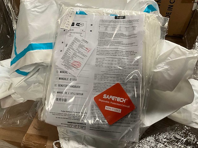 Wegwerpoverall (xl) (150x) - afbeelding 3 van  5
