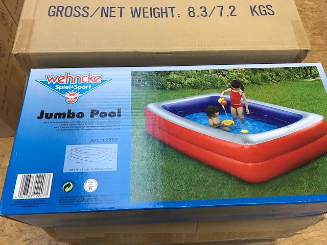 Wehncke jumbo opblaas zwembad (10x) - afbeelding 2 van  2