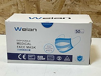 Weian doos mondmaskers (59x) - afbeelding 2 van  2