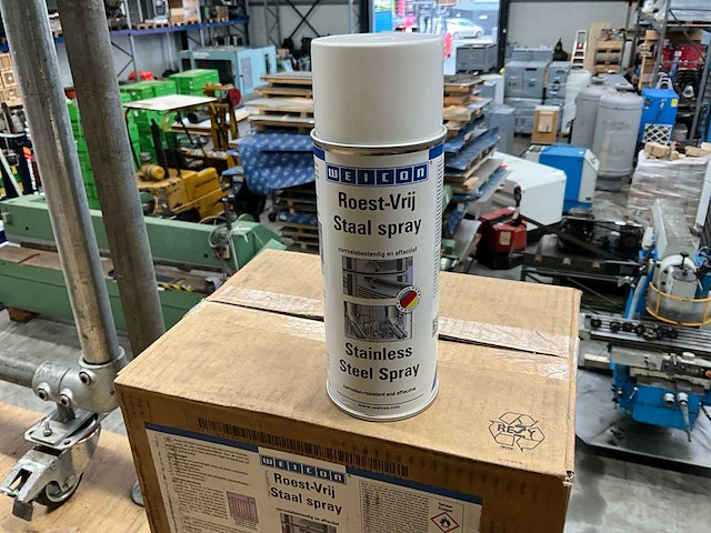 Weicon roest-vrij staal spray (24x) - afbeelding 1 van  3