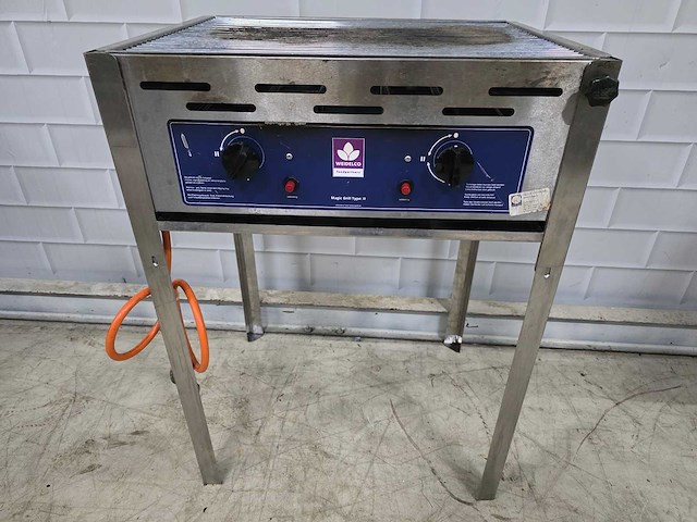 Weidelco - magic grill - type 2 - rvs - gas barbecue - afbeelding 1 van  4