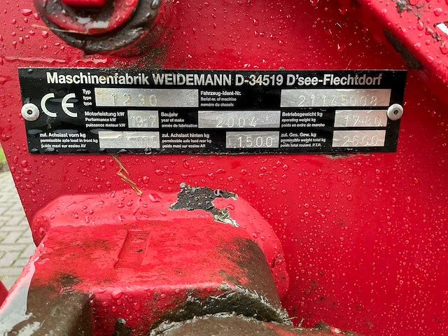 Weidemann shovel 1230 - afbeelding 23 van  28
