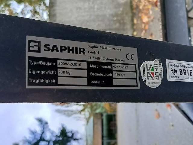 Weidesleep, saphir, 300w, 2016 - afbeelding 5 van  5