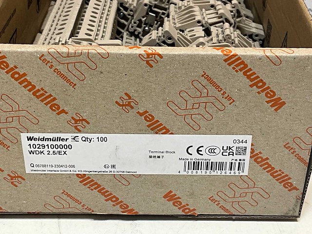 Weidmuller diverse eindplaten (400x) - afbeelding 5 van  9