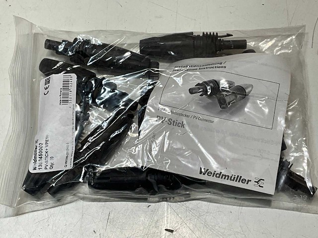 Weidmuller pv push in connector (100x) - afbeelding 2 van  2