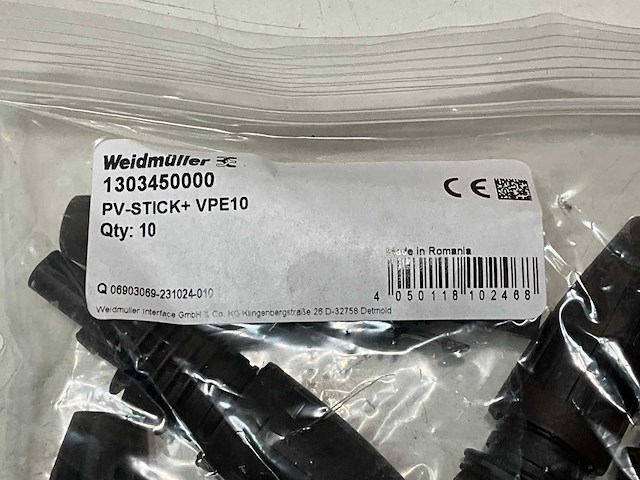 Weidmuller pv push in connector (100x) - afbeelding 3 van  4