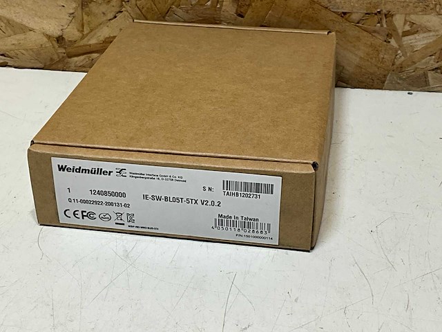 Weidmuller switch, unmanaged, fast ethernet, netwerkswitch - afbeelding 2 van  3