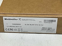 Weidmuller switch, unmanaged, fast ethernet, netwerkswitch - afbeelding 3 van  3
