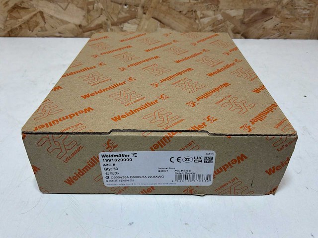 Weidmuller thm mt30x verbindingsrijgklem 0,5-6mm² (12x) - afbeelding 4 van  6