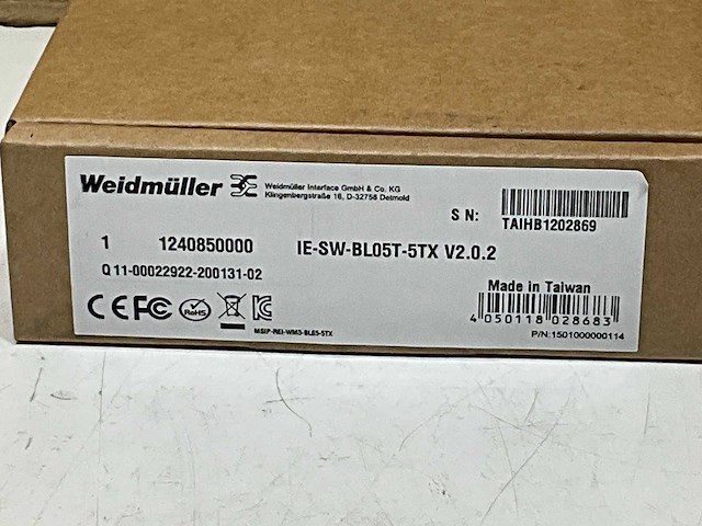 Weidmuller unmanaged fast ethernet switch - afbeelding 4 van  7