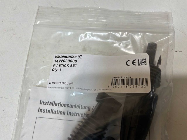 Weidmuller zonnepaneel connectoren set male/female (100x) - afbeelding 5 van  6