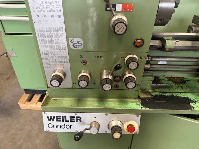 Weiler - 1989 - condor b - universele draaibank - afbeelding 17 van  22