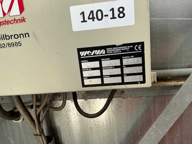Weima - 1998 - wl 6s - shredder - afbeelding 3 van  13