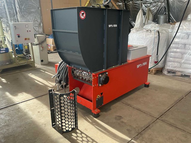 Weima wl4 shredder 03/2023 – 237 draaiuren – onderdeel van complete lijn (zie combikavel 5) - afbeelding 1 van  17