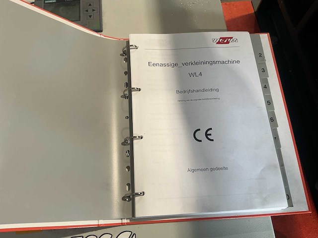 Weima wl4 shredder 03/2023 – 237 draaiuren – onderdeel van complete lijn (zie combikavel 5) - afbeelding 16 van  17