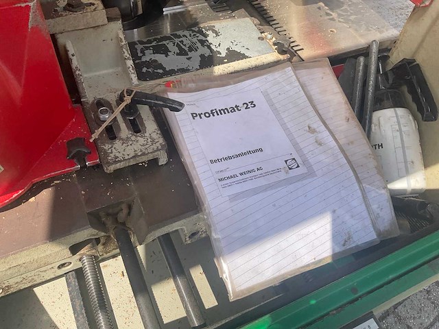 Weinig - 1996 - profimat p 23 e - vierzijdige profileer- en schaafmachine - afbeelding 4 van  15