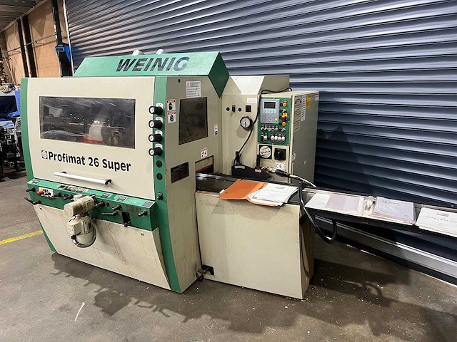 Weinig - 2001 - profimat 26 super - vierzijdige profileer- en schaafmachine - afbeelding 14 van  19
