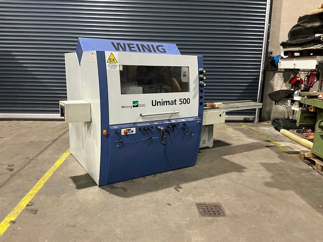 Weinig - 2006 - unimat 500 - vierzijdige profileer- en schaafmachine - afbeelding 1 van  14