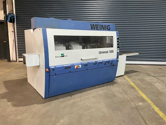 Weinig - 2006 - unimat 500 - vierzijdige profileer- en schaafmachine - afbeelding 1 van  15