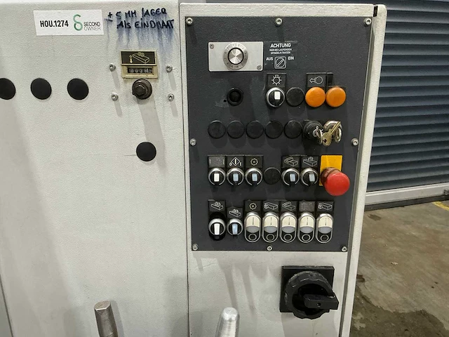 Weinig - profimat 26 s - vierzijdige profileer- en schaafmachine - 2000 - afbeelding 16 van  20