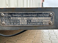 Weiro holzbau bauwagen rasant 350 schaft aanhangwagen - afbeelding 3 van  13