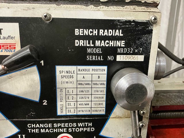 Weiss - mrd32 × 7 - radiaalboormachine - afbeelding 16 van  27