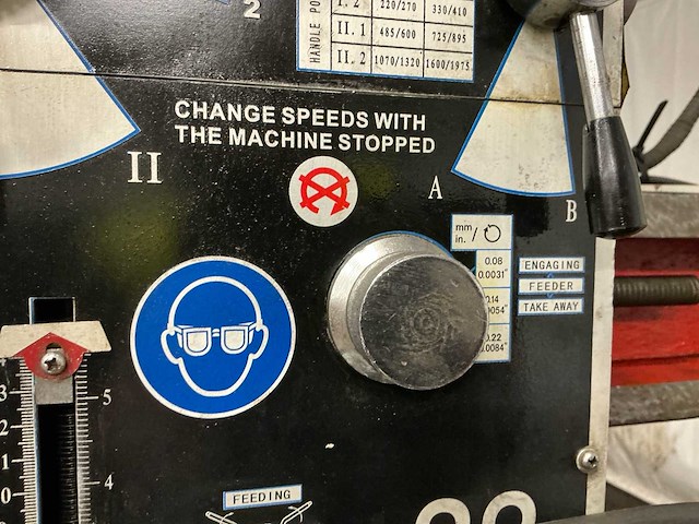 Weiss - mrd32 × 7 - radiaalboormachine - afbeelding 17 van  27