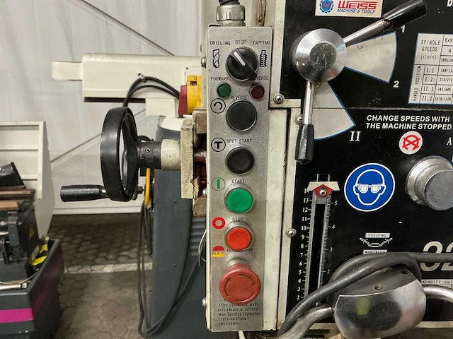 Weiss - mrd32 × 7 - radial drilling machine - afbeelding 14 van  27