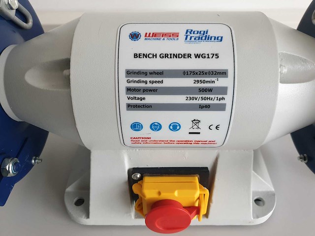 Weiss rogi - 2024 - wg175 - dubbelsteens slijpmachine - afbeelding 2 van  7